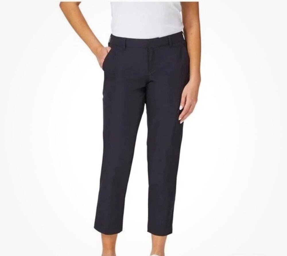 Kirkland Ladies Travel Pants Size 12 black NEW